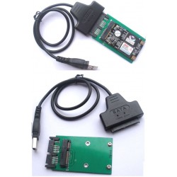 Micro SATA docking for USB