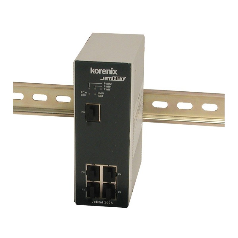 Unmanaged 5 ports industriswitch - Korenix JETNET 3005 - DANBIT