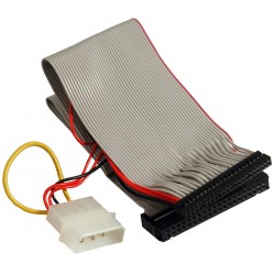 Konverterkabel mellem IDE 3½" til 2½", 44 pin, 40 pin IDE fladkabel