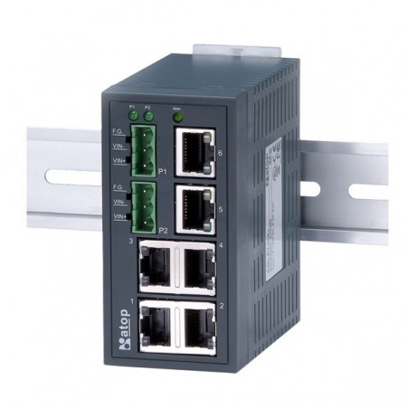 6 ports 10 / 100Mbit switch RJ45, unmanaged