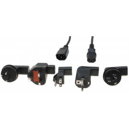 Universal powerkabel med 5 adaptere