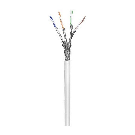 Cat6. 500m network cable on roll, SFTP with rigid (solid) conductors. Installation cable