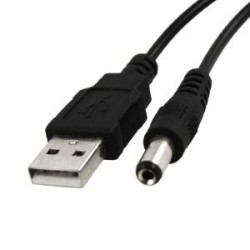USB 5.5 kabel 5Vdc