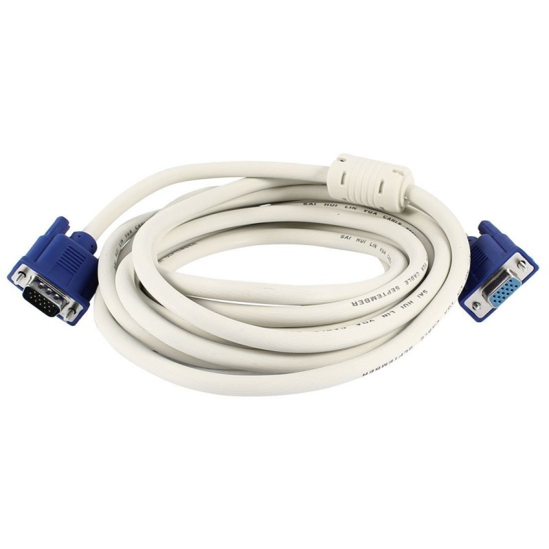 DB15HDM VGA extension cable Male Female gray 1.8M
