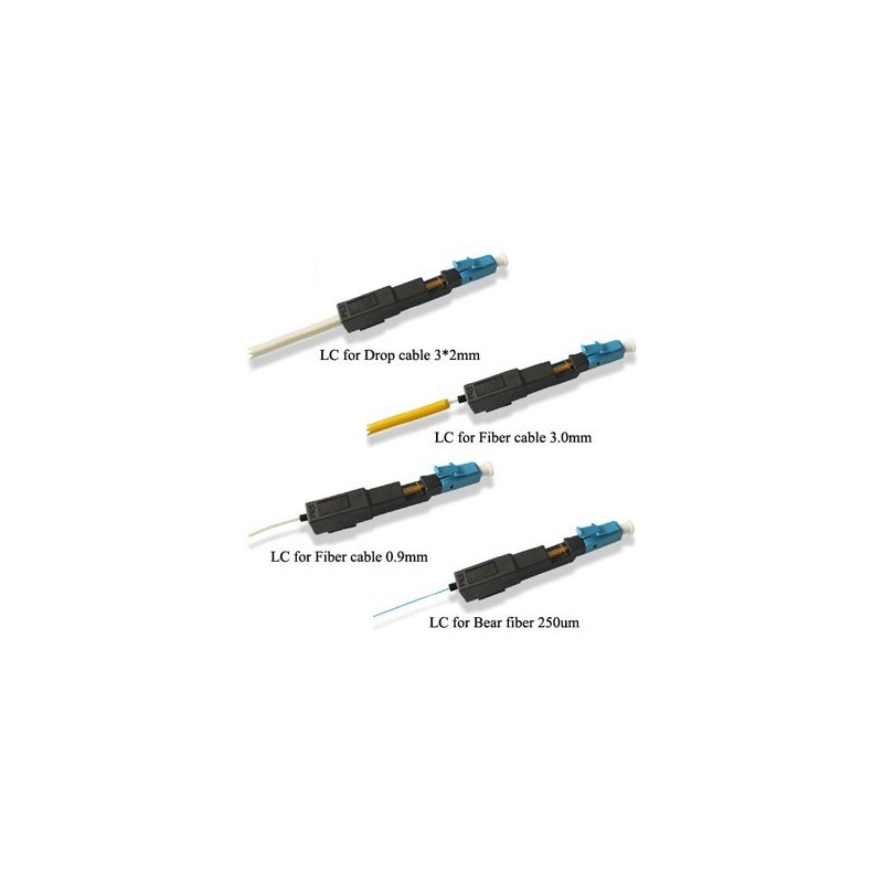 LC/UPC fiber Quick stik til hurtig montering