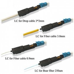 LC / UPC fiber Quick connector for quick assembly