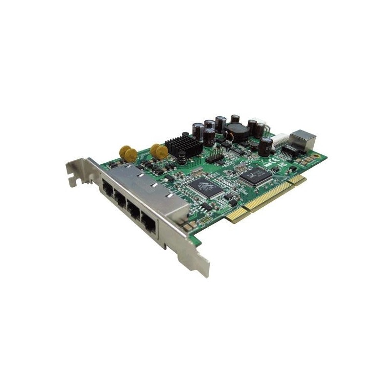 Korenix Jetcard 2215, 4-ports 100 Mbit PoE switch og netkort