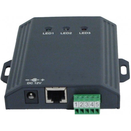 Omformer mellem Wiegand og Ethernet. Device server med Wiegand og Ethernet interface