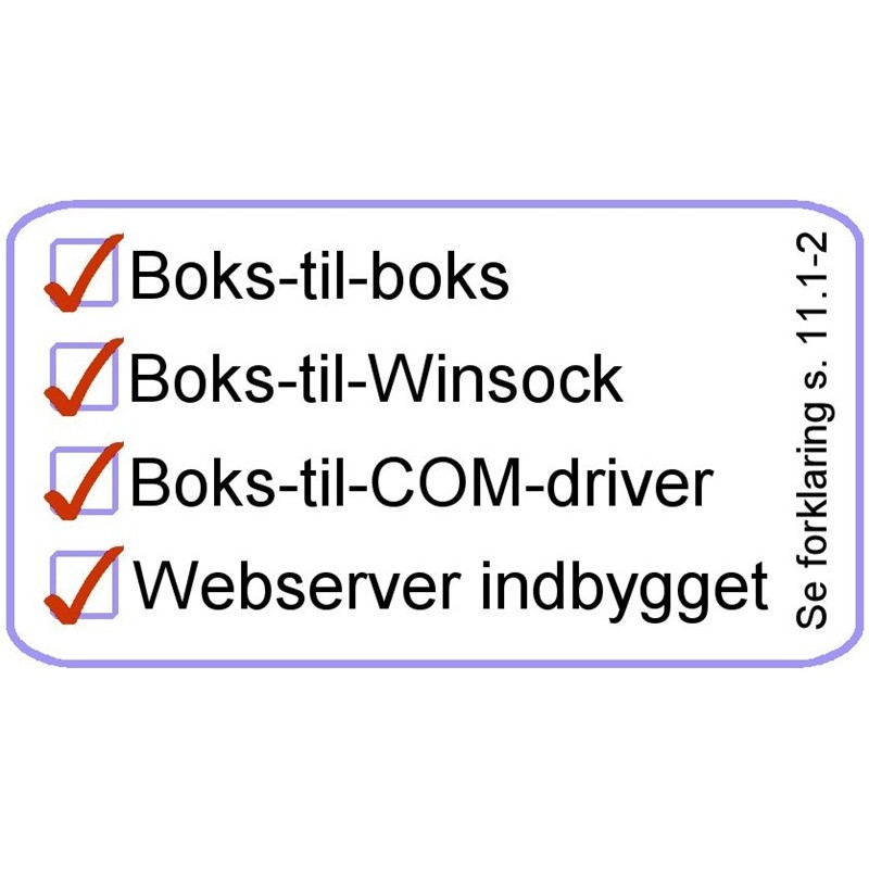 Seriel portserver til EthernetforDevice servere