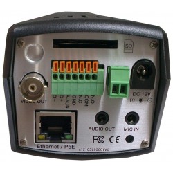 Indendørs 5MP IP Wifi / LAN - Box kamera. Kan optage på SD kort