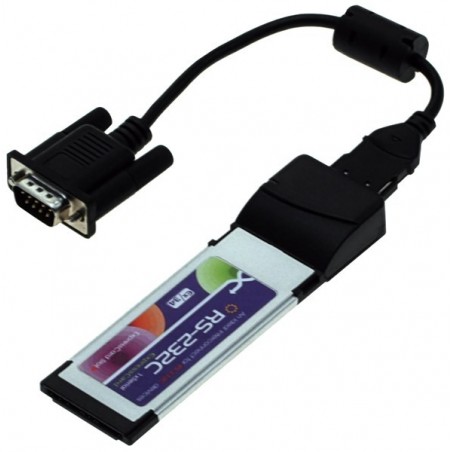 Notebook Expresscard med 2 serielle RS232 porte