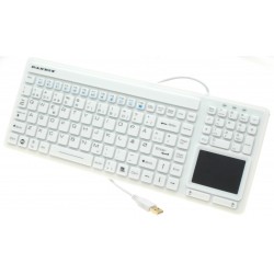 maling tre Læring Silikone tastatur vandtæt ip68 Medico med touchpad tåler alkohol rengøring  hospitals og laboratorie Keyboard - Hvidt