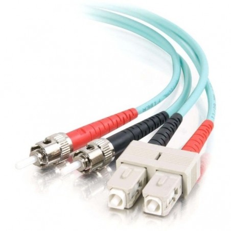 Fiber optisk LSZH kabel - SC/ST 50/125 μm OM3 - multimode 10 m