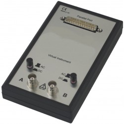 Restlager AD konverter, 2 AD kanaler 12 bit til parallel