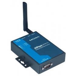The Moxa NPW2150-EU is a wireless NPORT seriesportserver. Wireless RS232 / RS422 / RS485