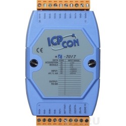 Modul med 8 analoge differentiel indgange, 4 - 20mA strømmåling og spændingsmåling op til +/-10 volt, 16bit opløsning