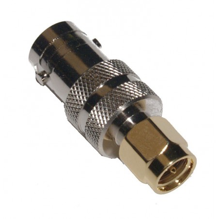 Adapter BNC hun til SMA han.