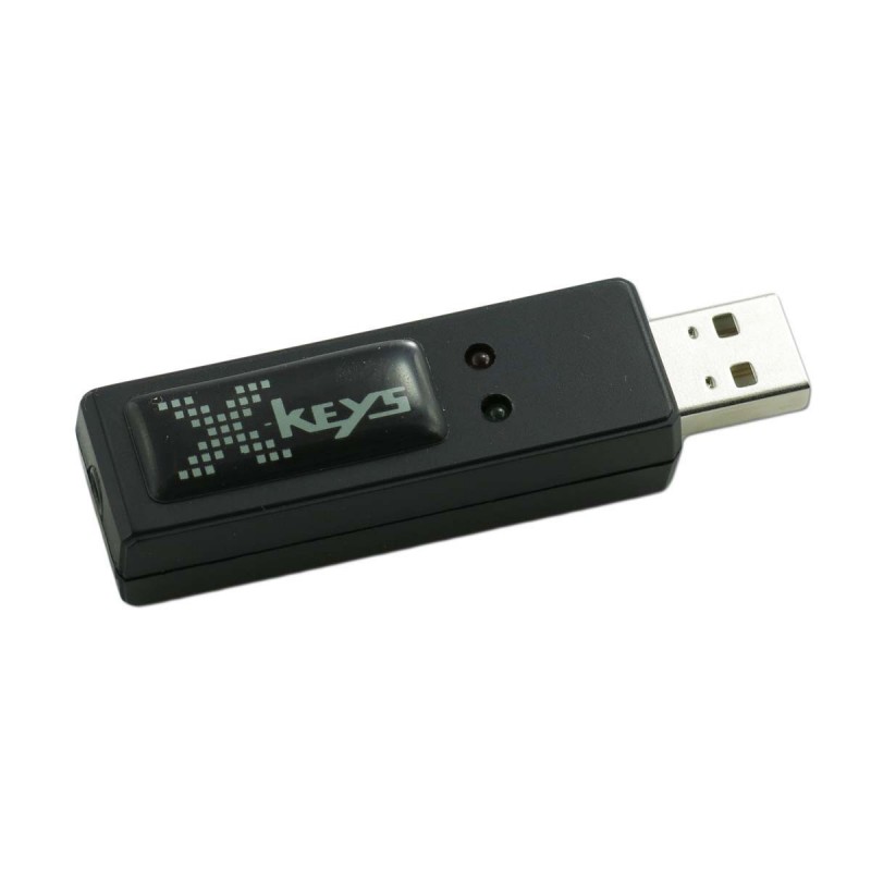 vanter grinende økse X-keys XK-1283-UJS3-R - Programmable push button to the USB adapter