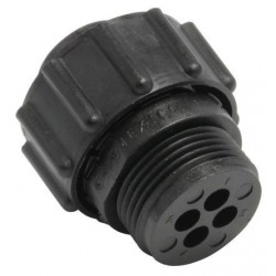 4-polet lige power stik til kabelmontering