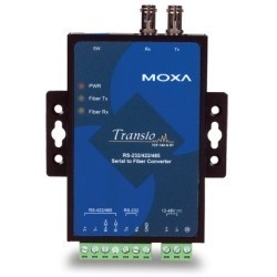 RS232/RS422/485 til Fiber ST konverter - MOXA TCF-142-M
