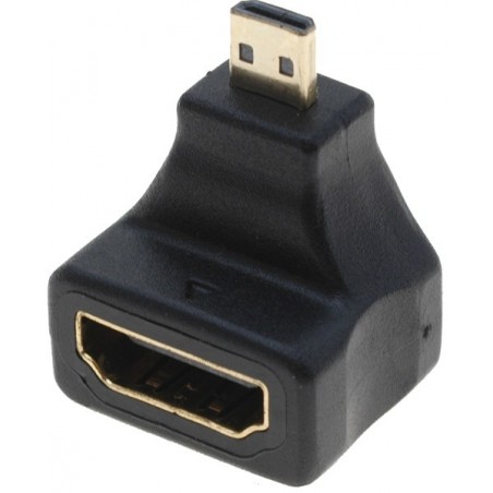HDMI Vinkelstik - HDMI Male til HDMI A Female - DANBIT A/S