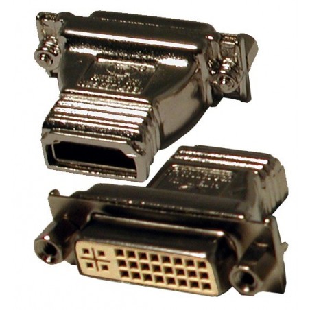 HDMI – DVI-D Single Link til HDMI hun – DVI-D hun Overfører 1 digitalt signal: