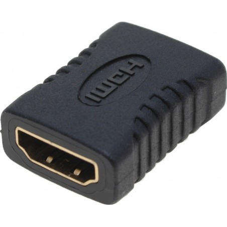 Forgyldt HDMI en hun- til en hun-adapter til pålidelige forbindelser