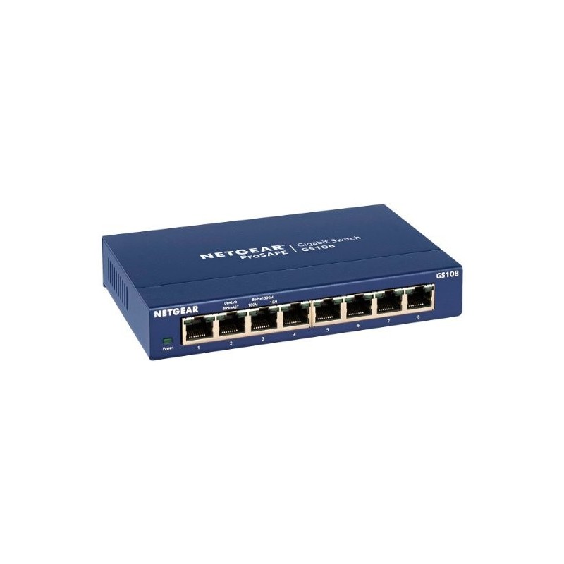 8 ports Gigabit switch, super slim