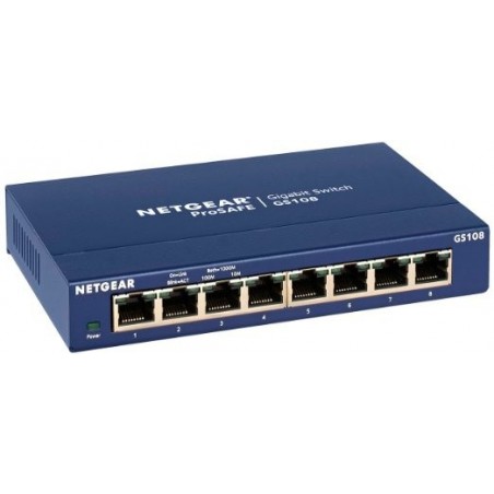 8 ports Gigabit switch, super slim