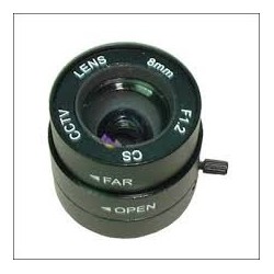 Objektiv 8mm linse, automatisk blænde, CSA mount