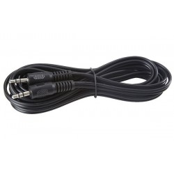 Restlager: 3.5mm jack han-han,1.5m,uskærmet