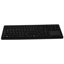 Tysk tastatur - Vandtæt - IP68 - touchpad - Corona - Sort