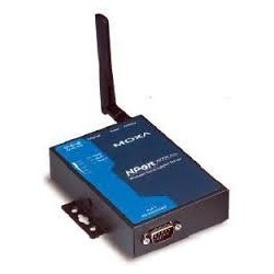 Moxa NWP2250 is a 2 port wireless serial port server, wireless 2 x RS232 / 422/485,