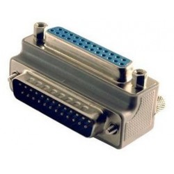 Angled DB25 LPT male to female angled right angled