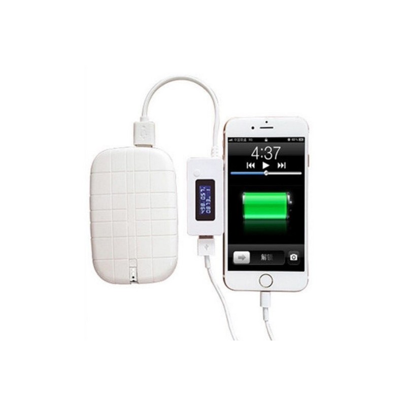 Energimåler til USB porten - Test strøm på mobiltelefon eller PC