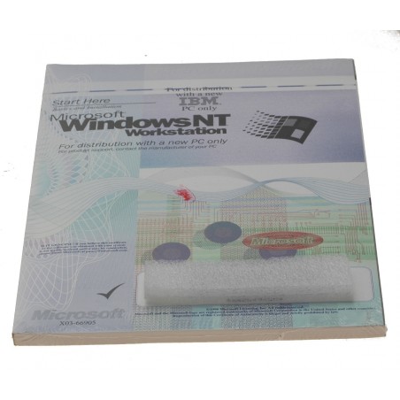 Windows NT 4.0 Workstation OEM CD + Licens (Industriel brug)