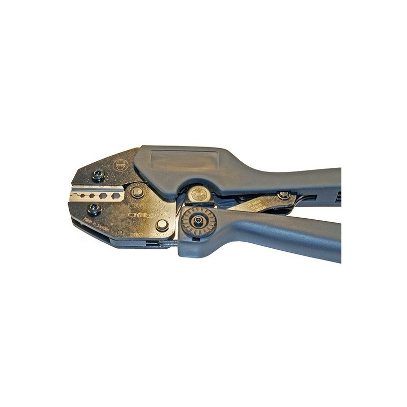 Crimping pliers for fiber - Used to inspect the fiber optic connector end faces