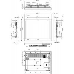19" Industriel Panel PC, i7 2.66GHz Intel 620M