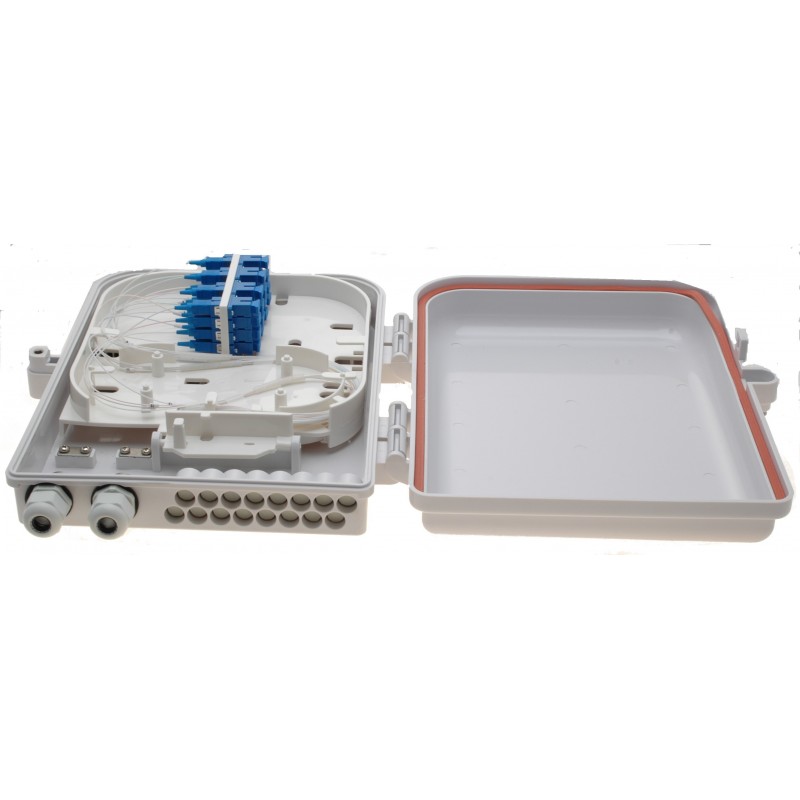 fiber termineringsboks til SC fiberkabler med 16 udgange - DANBIT A/S