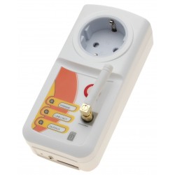 GSM 2G SMS styring af 230Vac, Temperatur fjernovervågning, SMS GSM Mobil styring fjernstyring direkte af 230Vac,