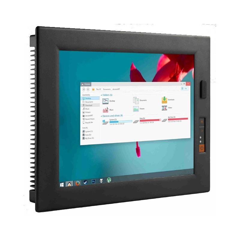 Industriel Panel PC 15" i5 CPU, IP65 tæt front