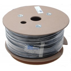 optisk Armeret fiberkabel, Multi mode, LC-LC, 2m, 62,5/125my, Sort, LSZH, Duplex