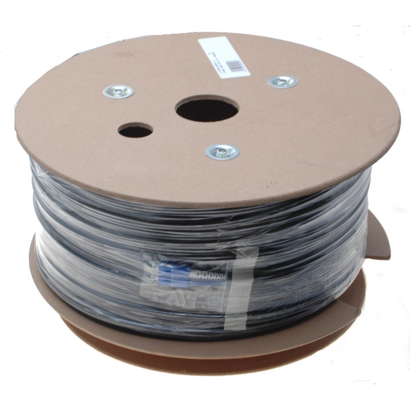 optisk Armeret fiberkabel, Multi mode, LC-LC, 2m, 62,5/125my, Sort, LSZH, Duplex