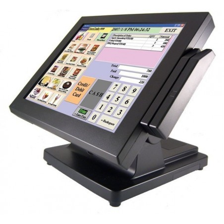 15" POS Panel PC, ATOM CPU, All-in-one, blæserløs