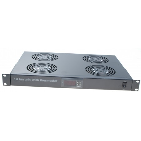 1U 19" Rackpanel -  Fan Controller - Blæserstyring - DANBIT A/S