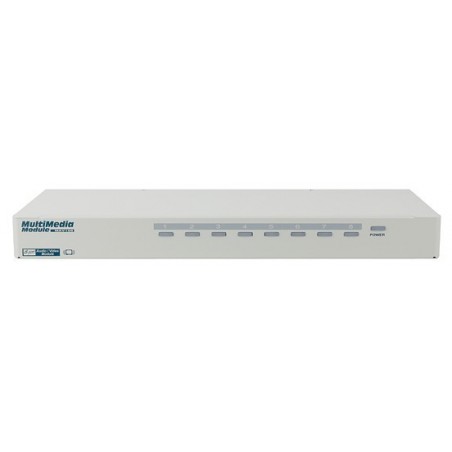 REXTRON MAV 108 VGA omksifter op til 8 VGA indgange til 1 VGA udgang, 19" RACK montage MAV108