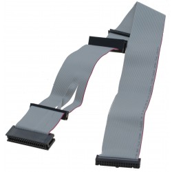 Floppykabel, 3 X 34 polet IDC stik, AWG28, 40 cm