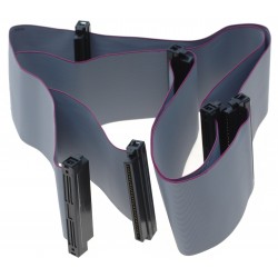 Fladkabel med 6 x CEN 80 hun, 1,2 meter