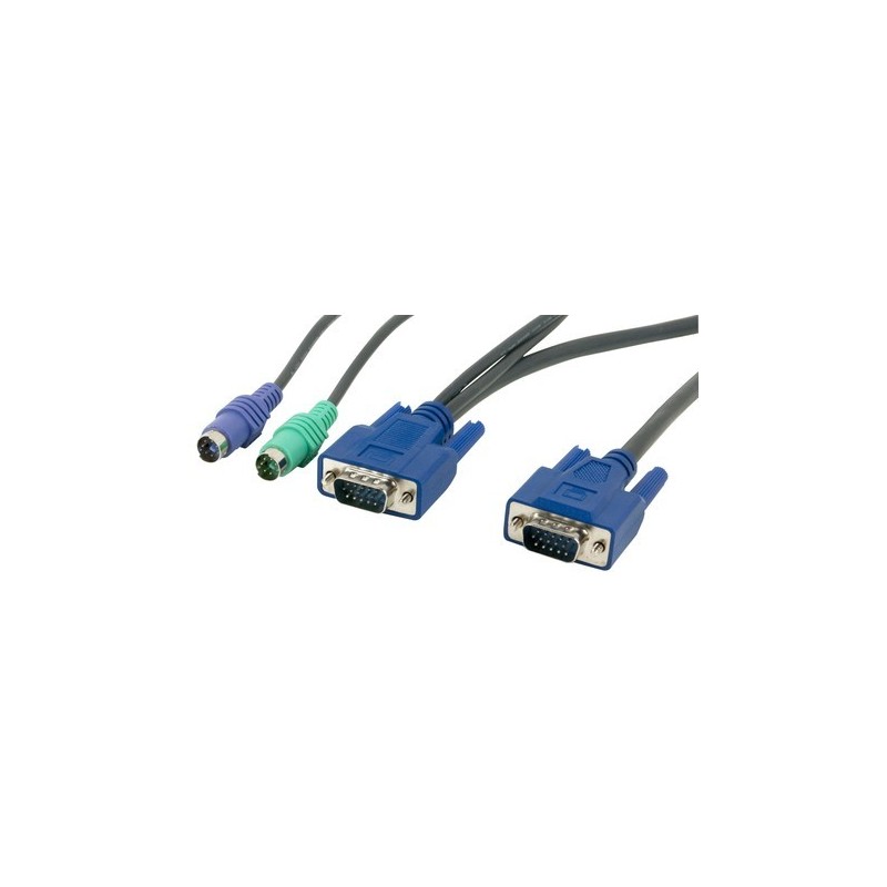 KVM Combi Cable PS/2+VGA to DB15HD, 6m (CBM600H)