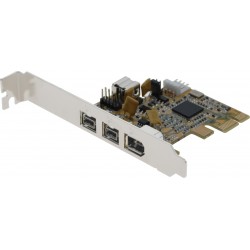PCIE kort med 4 FireWire porte med 3 FireWire 800 og 1 FireWire 400...